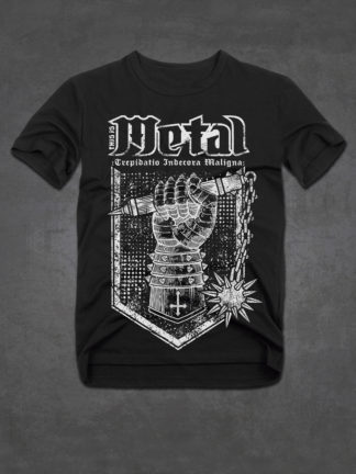 Camiseta T-Shirt This Is Metal Negra "Trepidatio Indecora Maligna"